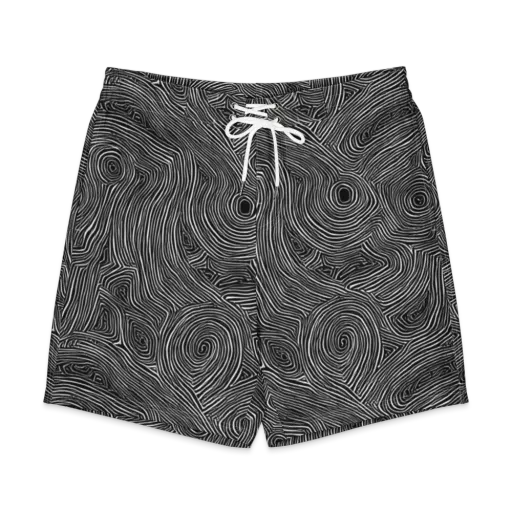 Inkwood Orbit on a Men's Board Shorts
