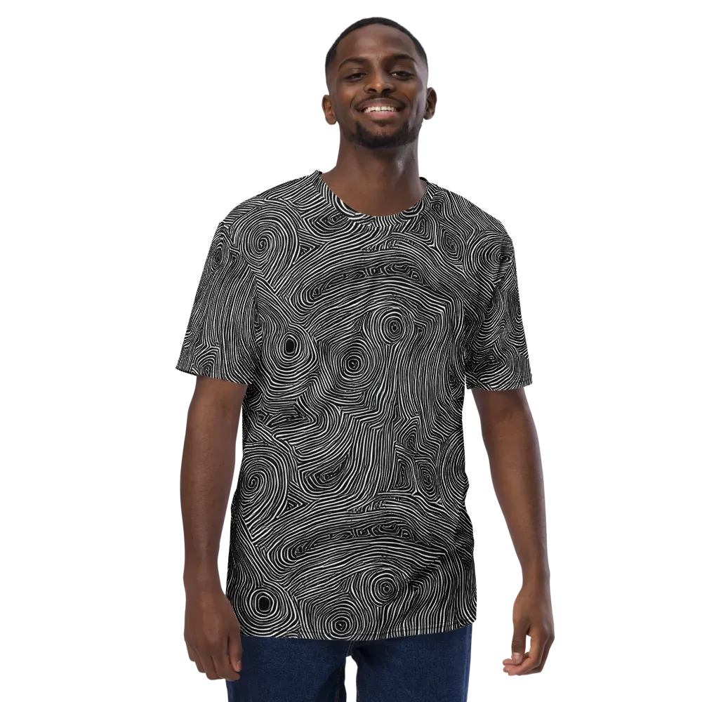 Inkwood Orbit on Men's Crew Neck T-Shirt — Front
