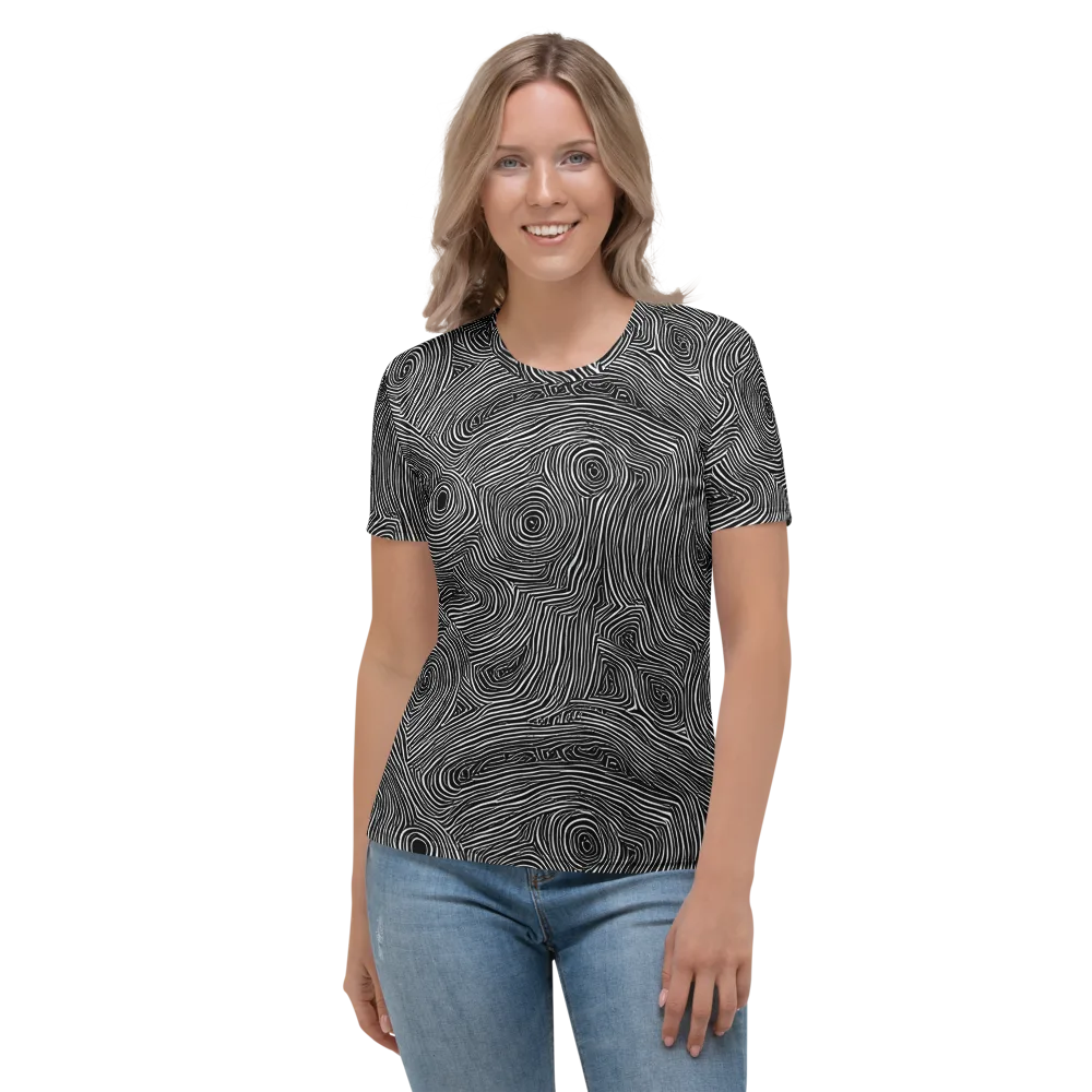 Inkwood Orbit on Women's Crew Neck T-Shirt — Front