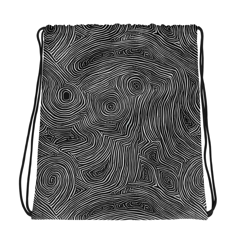 Inkwood Orbit on Drawstring Bag — Photo