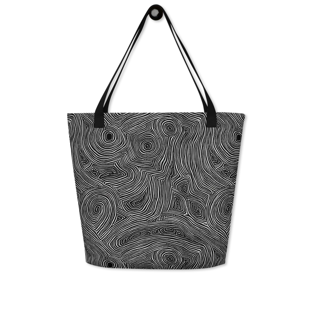 Inkwood Orbit on Large Tote Bag W/ Pocket — Front