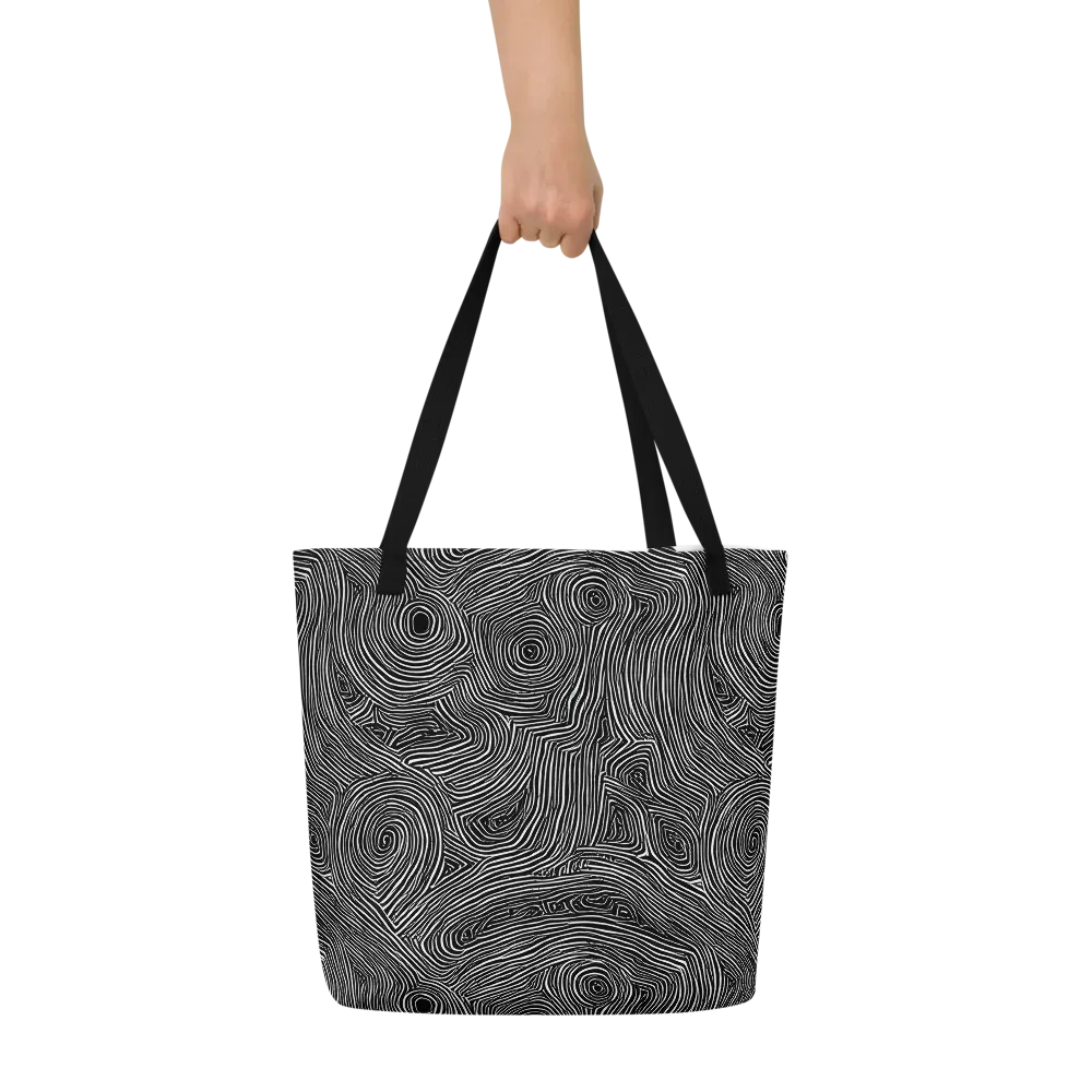 Inkwood Orbit on Large Tote Bag W/ Pocket — Front