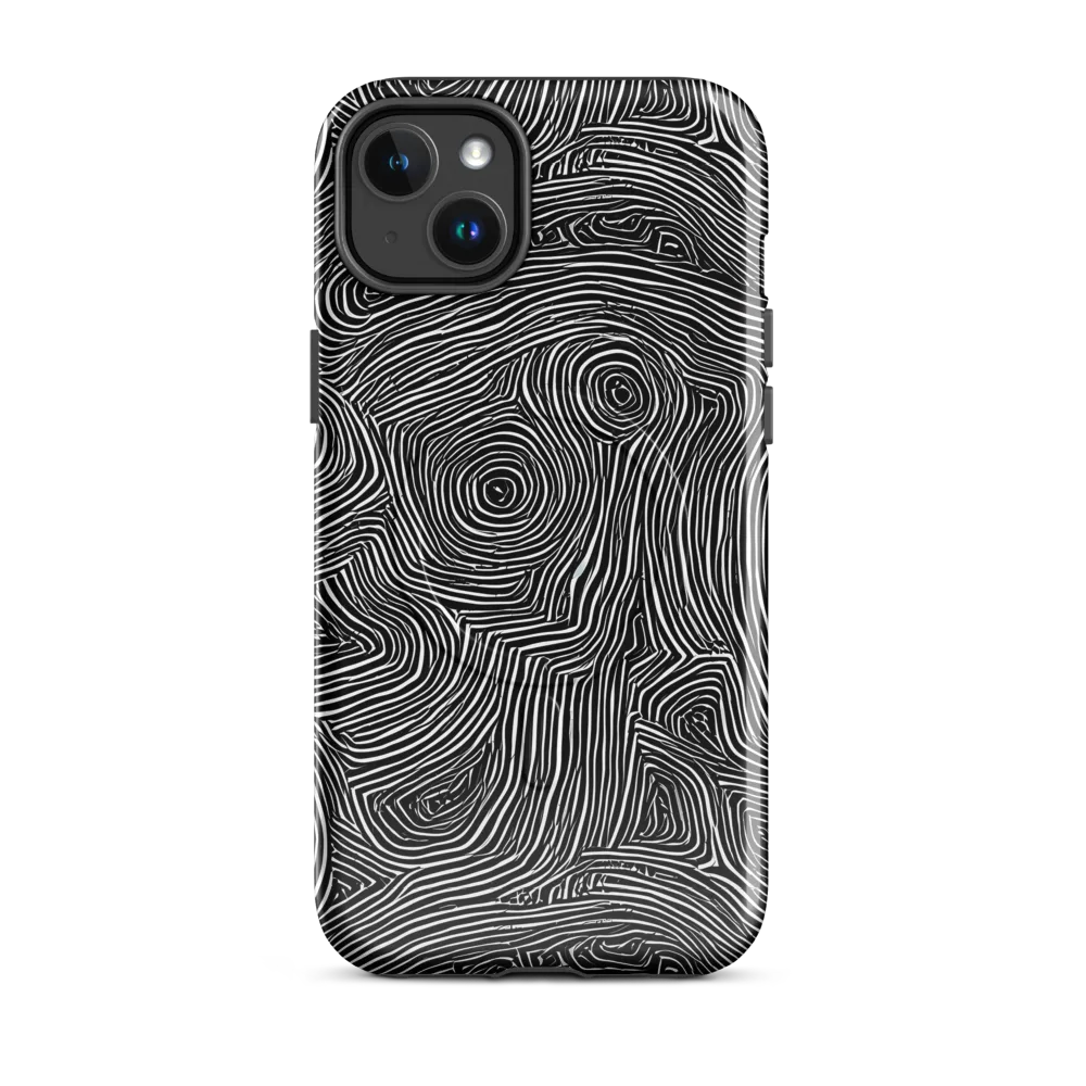 Inkwood Orbit on MagSafe Tough Case for iPhone® — Front