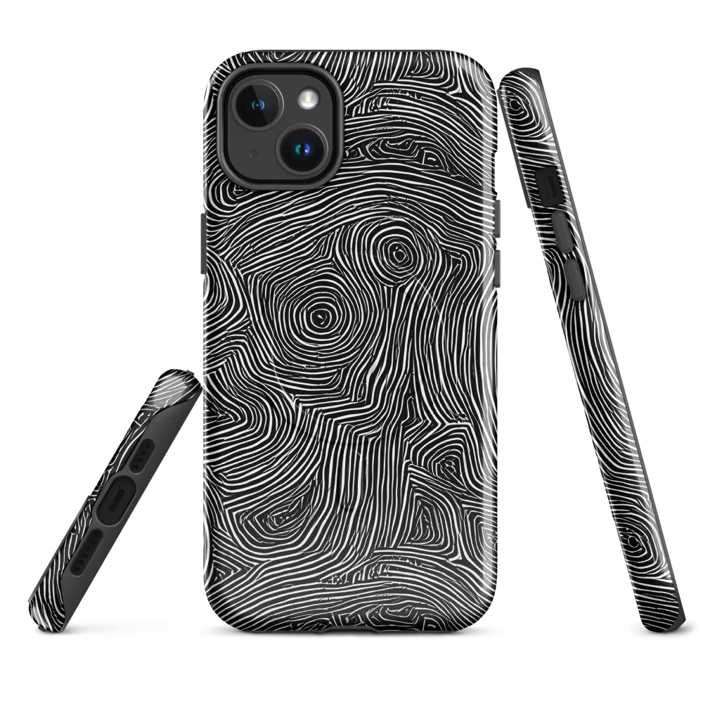 Inkwood Orbit on MagSafe Tough Case for iPhone® — Front