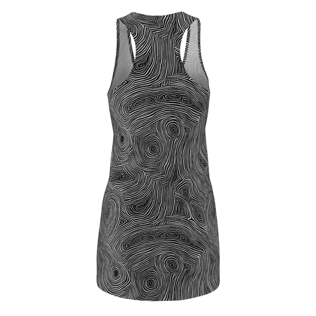 Inkwood Orbit on Racerback Dress — Back
