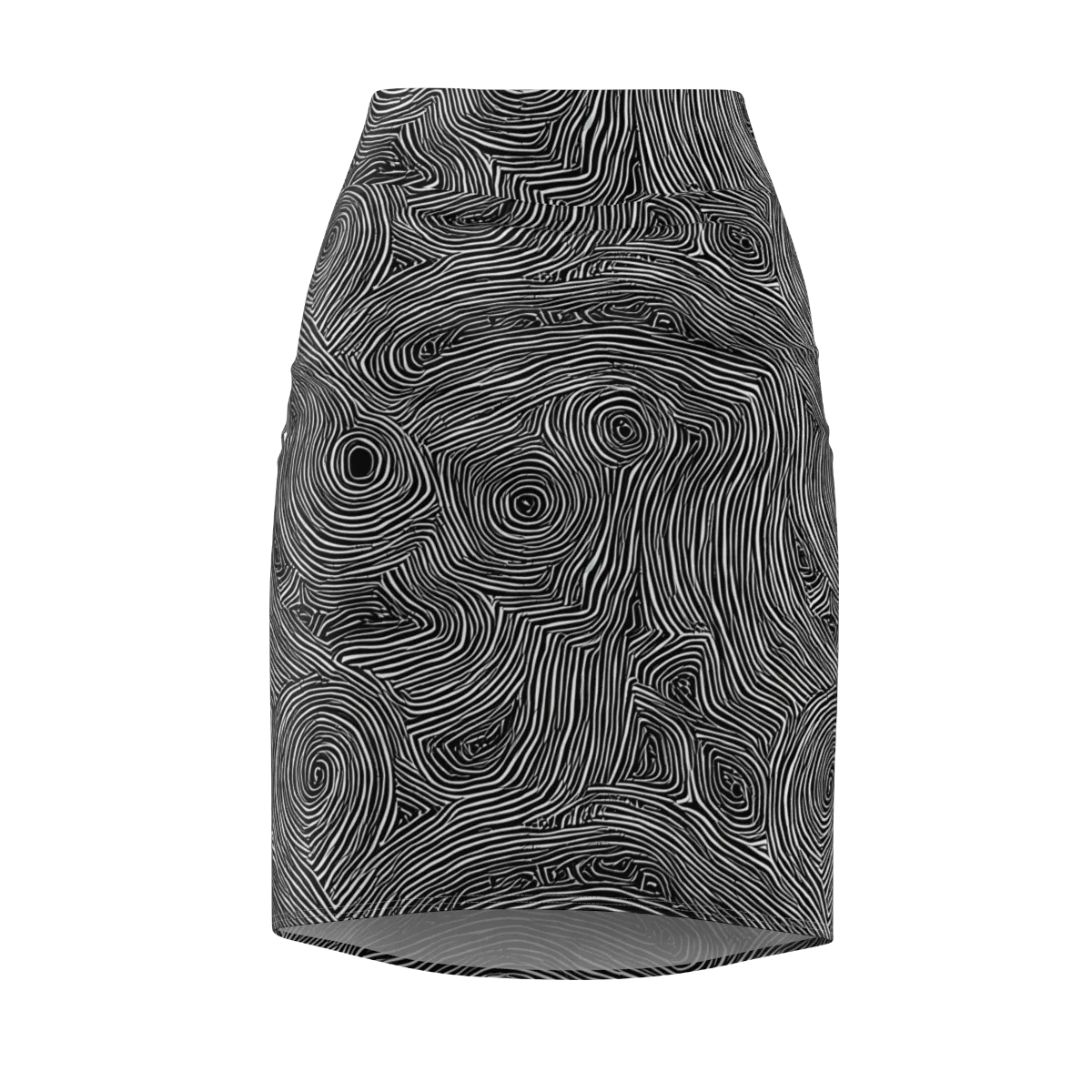 Inkwood Orbit on Pencil Skirt — Front