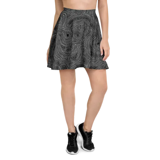 Inkwood Orbit on a Skater Skirt