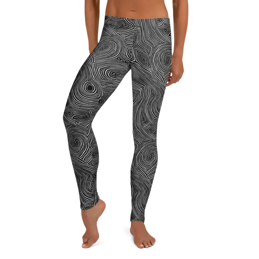 Inkwood Orbit on a Leggings