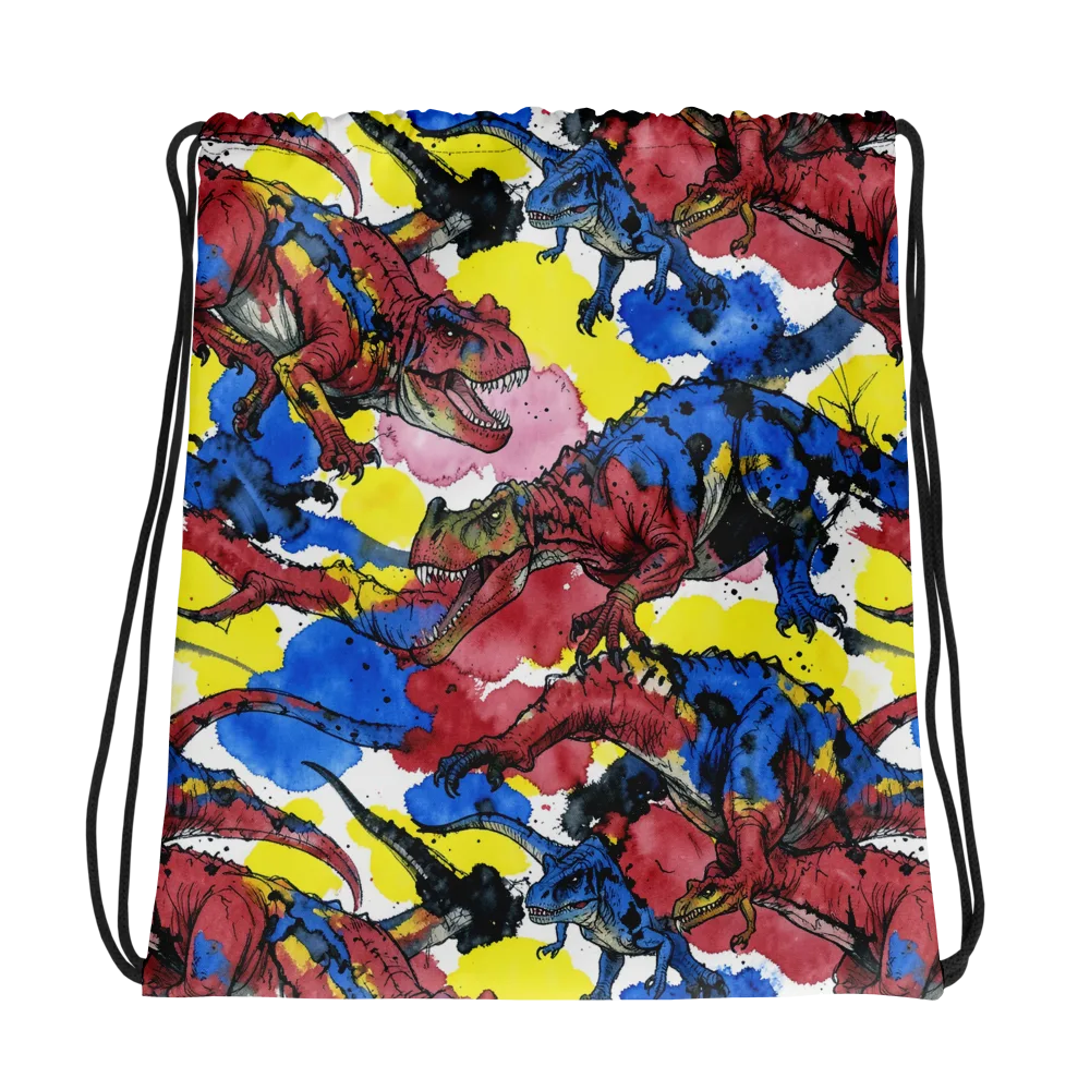 Cretaceous Confetti on Drawstring Bag — Photo