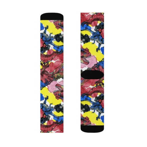 Cretaceous Confetti on a Socks