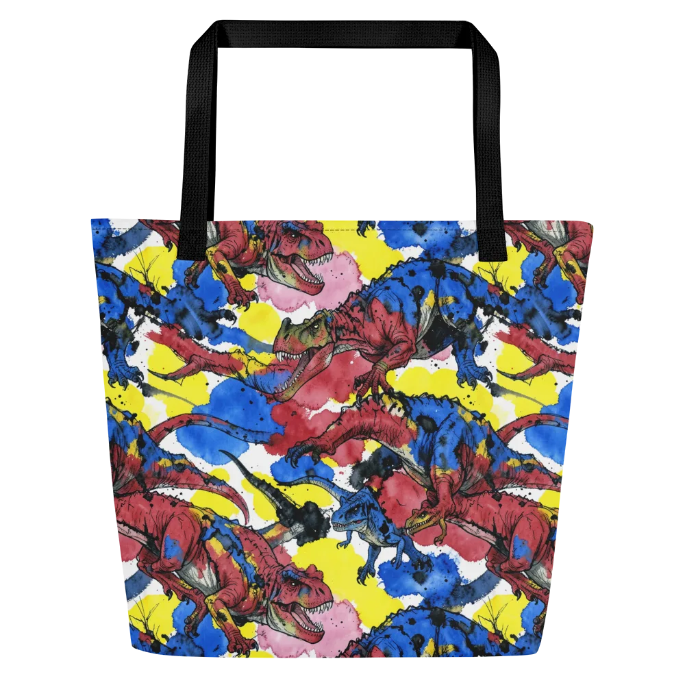 Cretaceous Confetti on Large Tote Bag W/ Pocket — Front