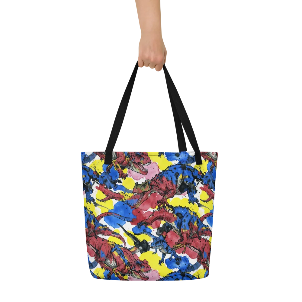 Cretaceous Confetti on Large Tote Bag W/ Pocket — Front