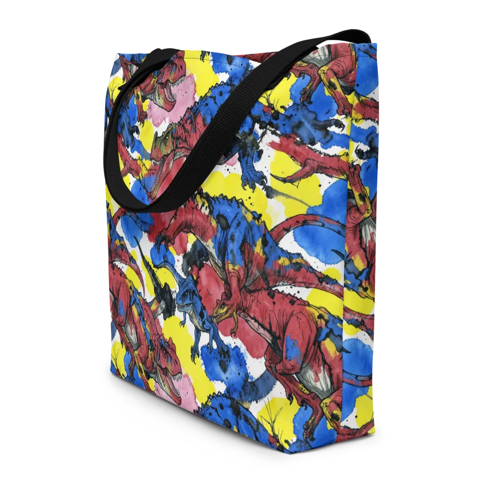 Cretaceous Confetti on Large Tote Bag W/ Pocket — Front