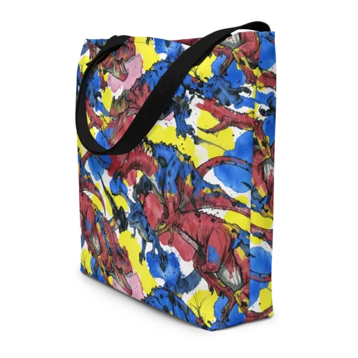 Cretaceous Confetti on a Large Tote Bag W/ Pocket
