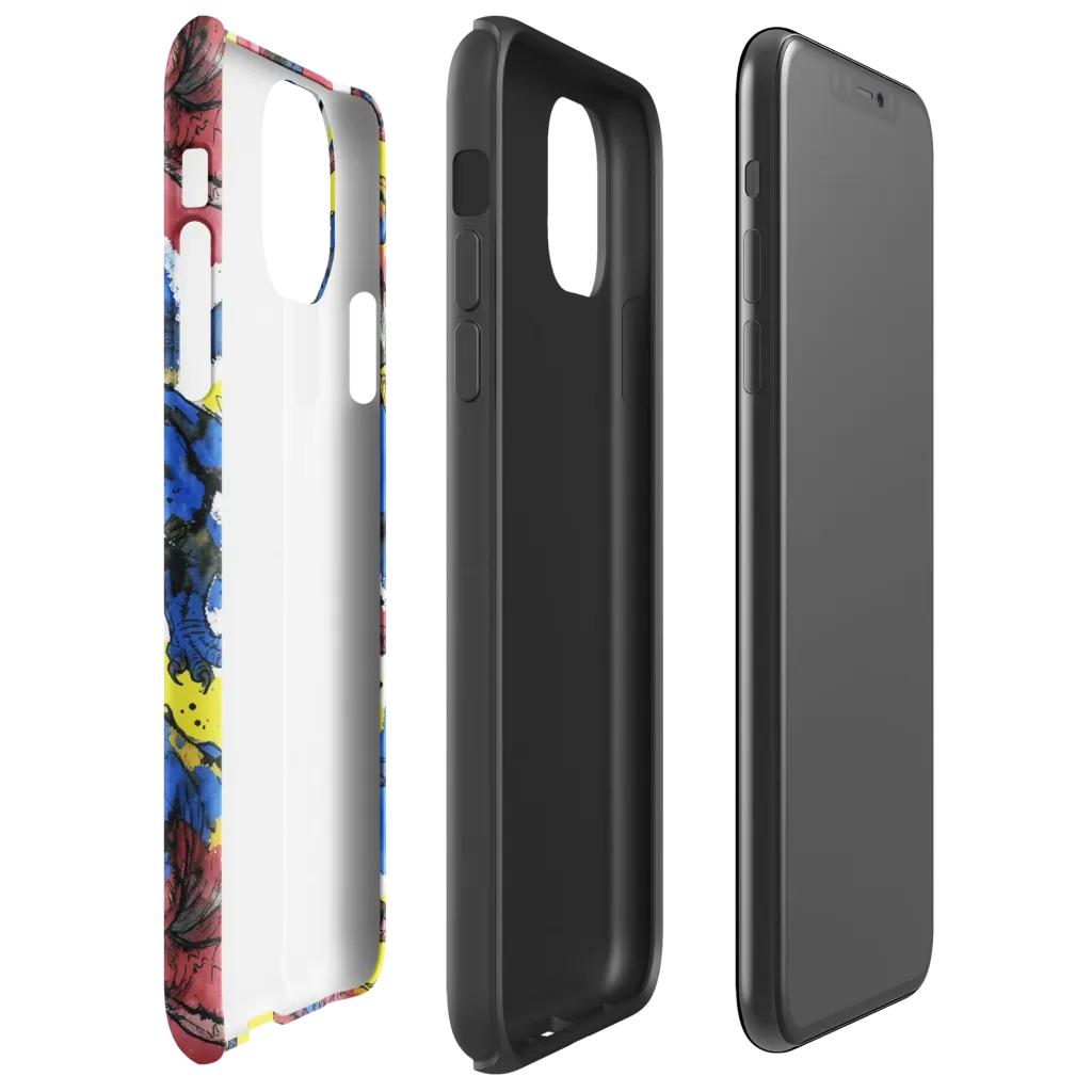 Cretaceous Confetti on Tough Case for iPhone® — Right