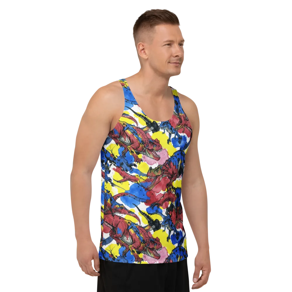 Cretaceous Confetti on Men's Tank Top — Right Front