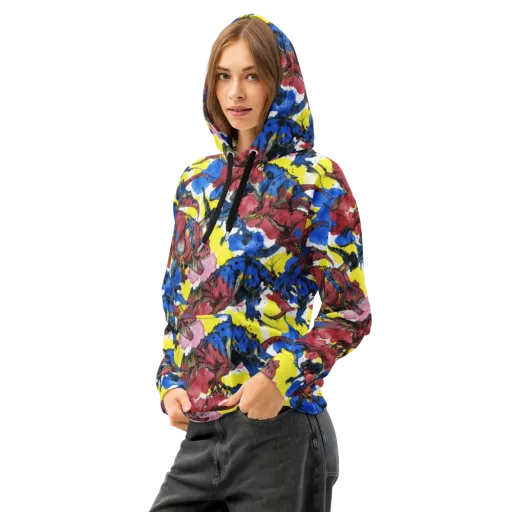 Cretaceous Confetti on a Cotton Hoodie