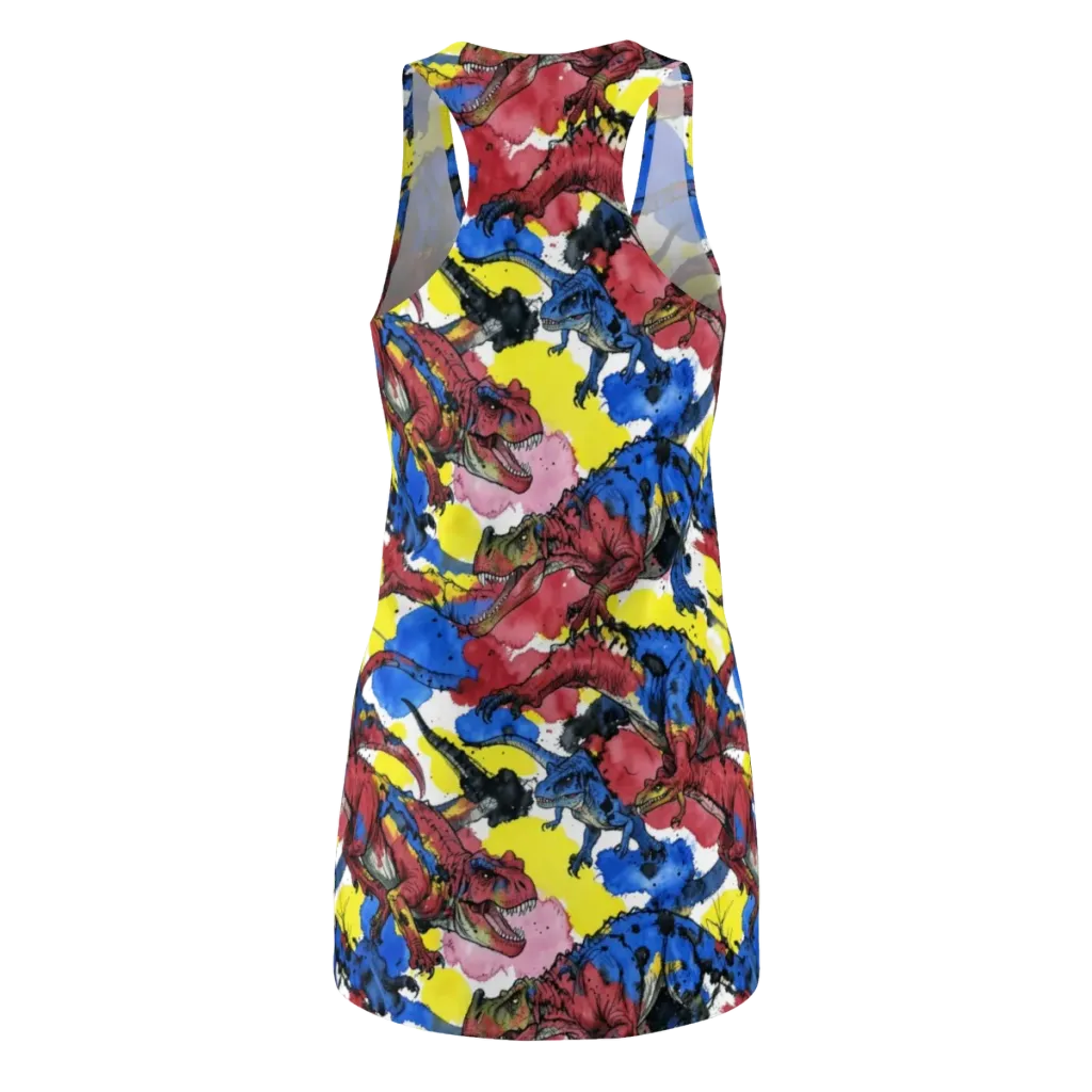 Cretaceous Confetti on Racerback Dress — Back