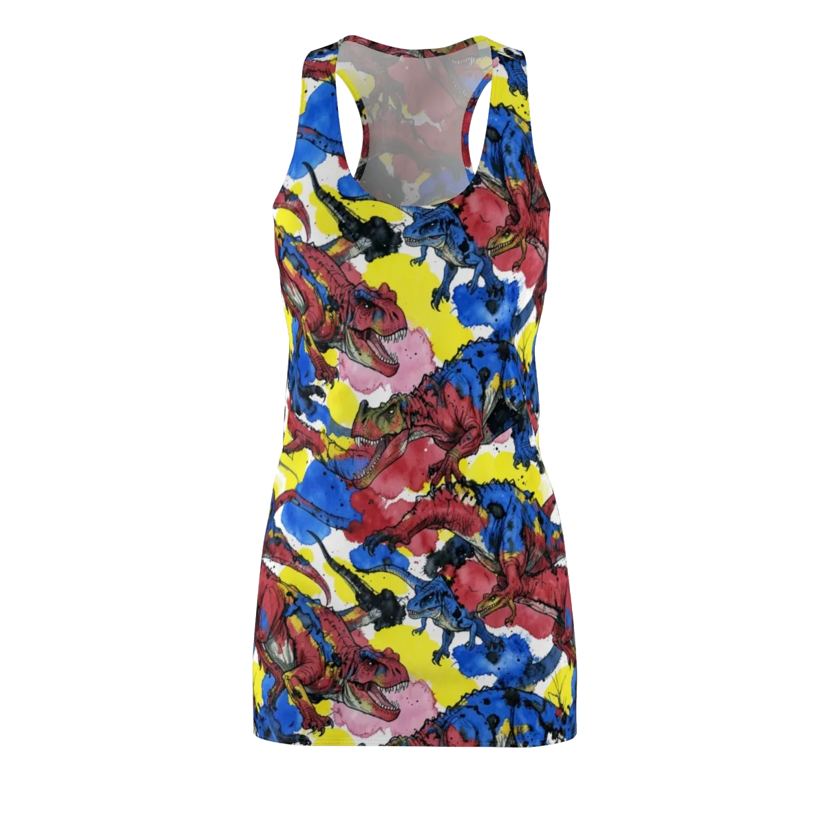 Cretaceous Confetti on Racerback Dress — Front