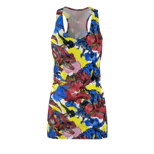 Cretaceous Confetti on a Racerback Dress
