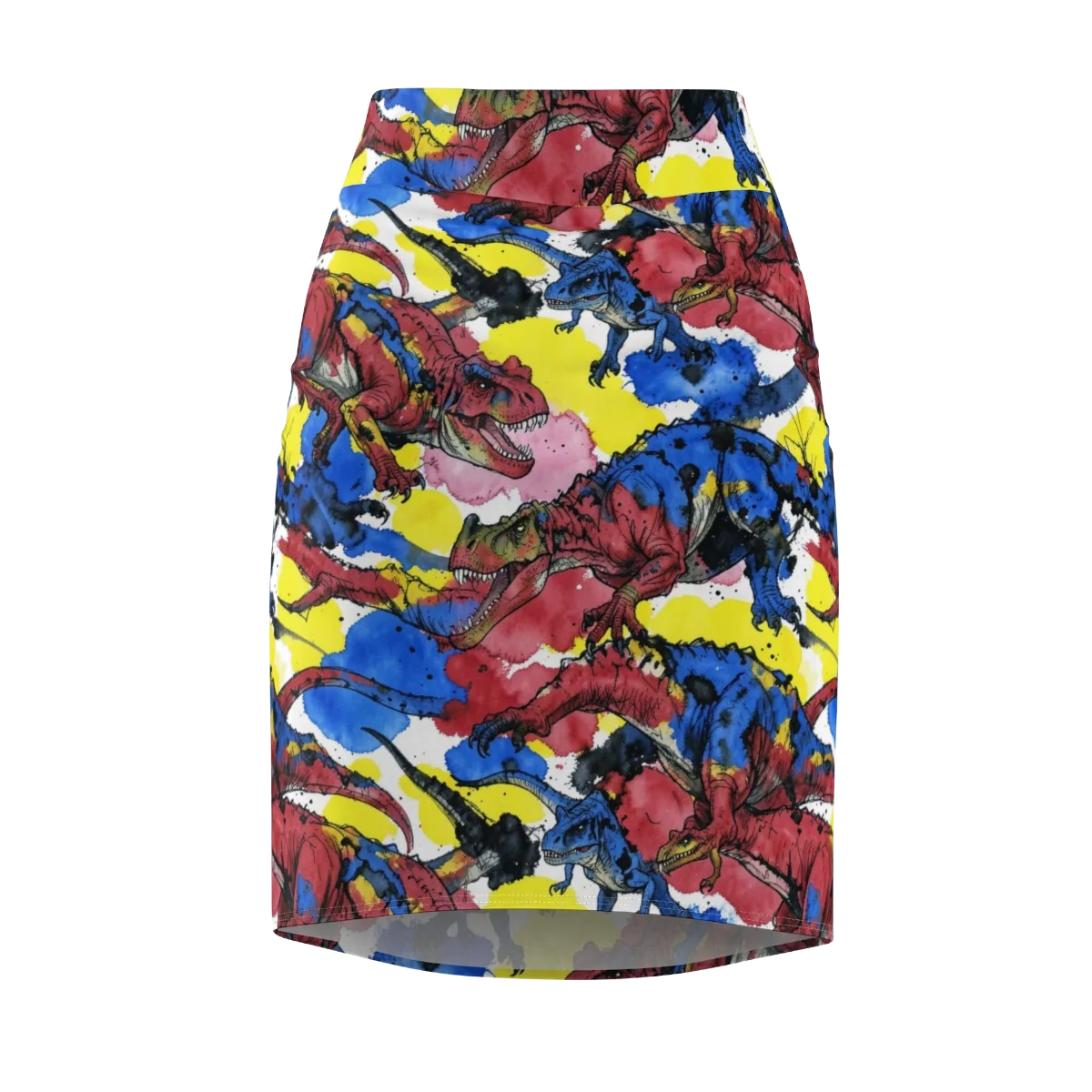 Cretaceous Confetti on Pencil Skirt — Front