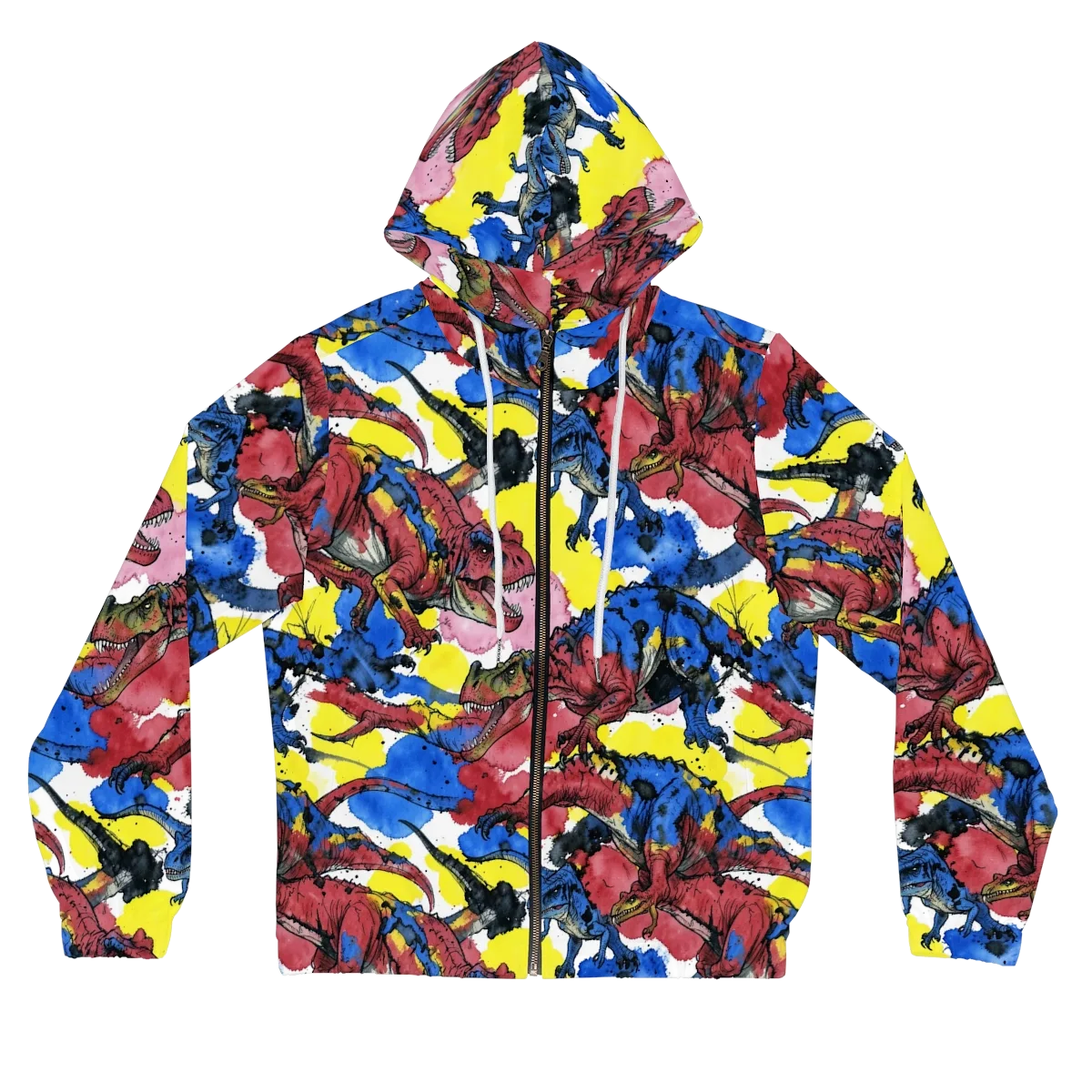 Cretaceous Confetti on Women's Full-Zip Hoodie — Front