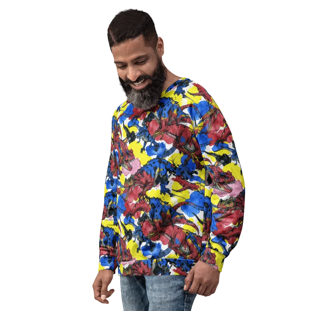 Cretaceous Confetti on Sweatshirt — Left Front