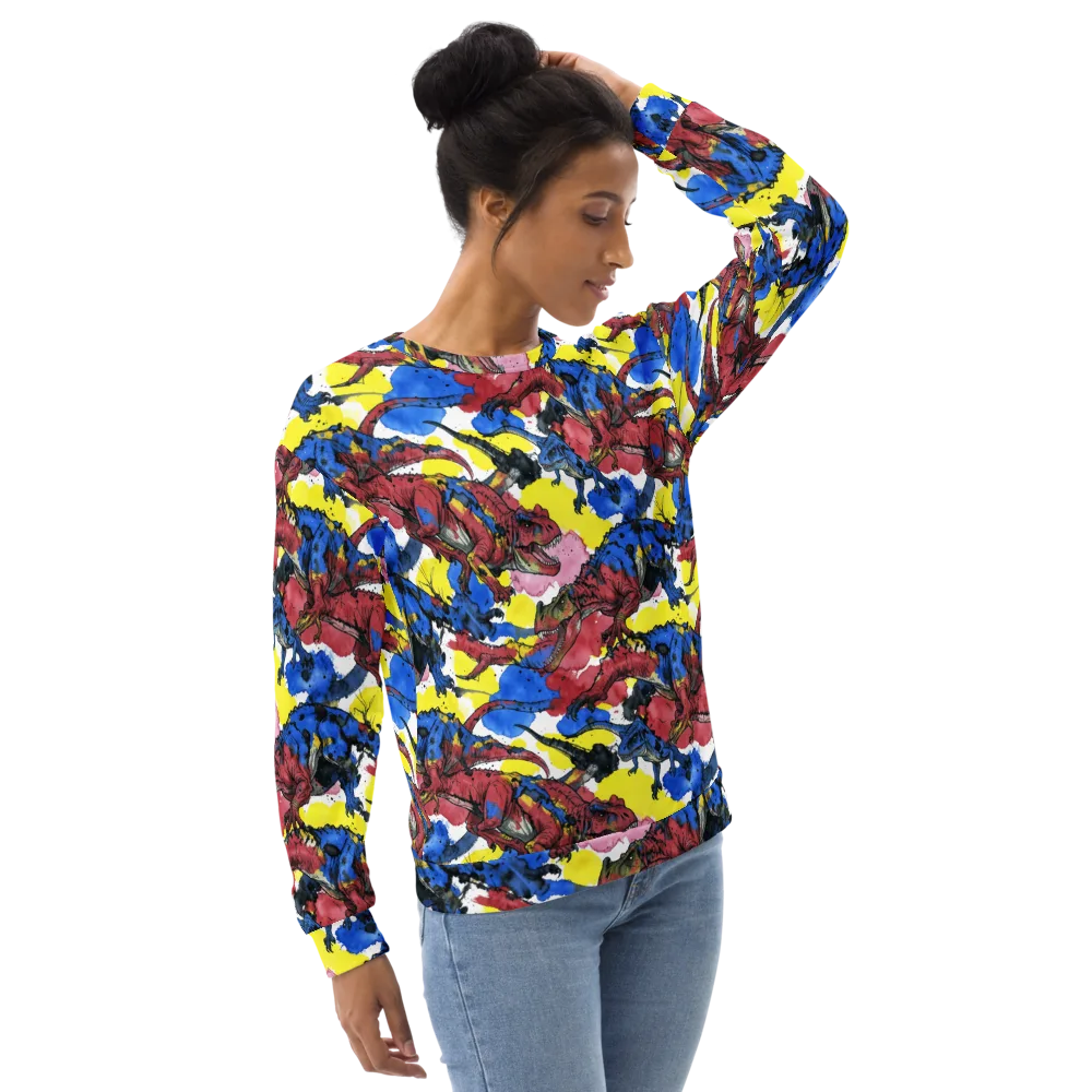 Cretaceous Confetti on Sweatshirt — Right Front