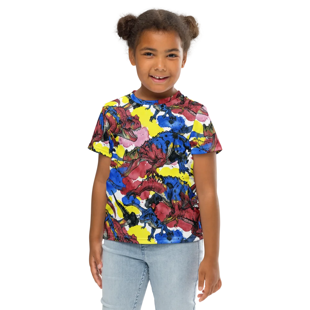 Cretaceous Confetti on Kids Crew Neck T-Shirt — Front