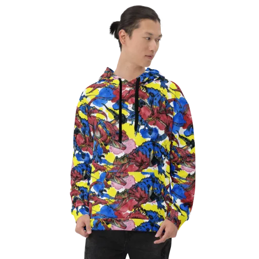 Cretaceous Confetti on a Hoodie