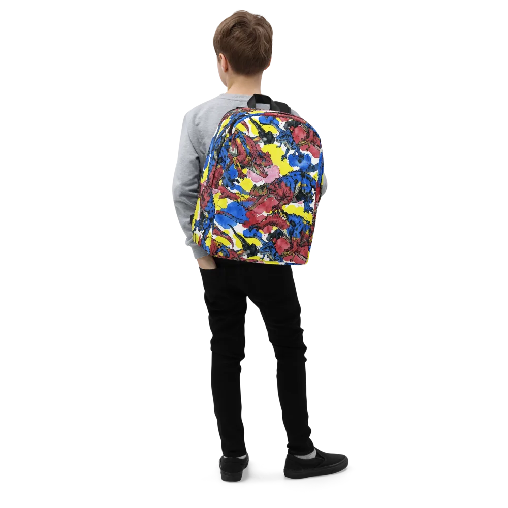 Cretaceous Confetti on Minimalist Backpack — Right Front