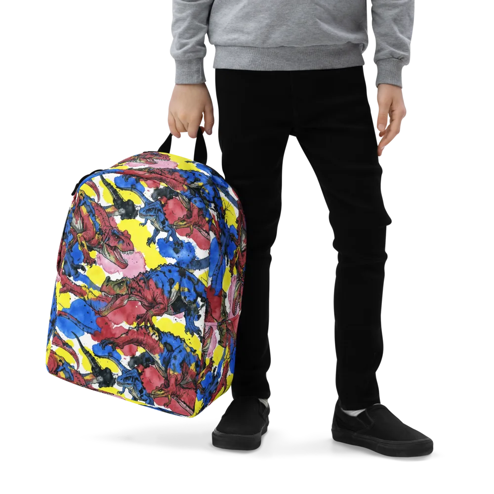 Cretaceous Confetti on Minimalist Backpack — Zoomed-in