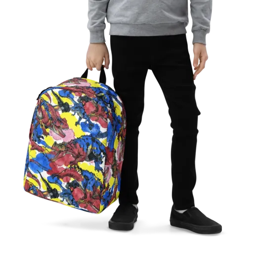 Cretaceous Confetti on a Minimalist Backpack