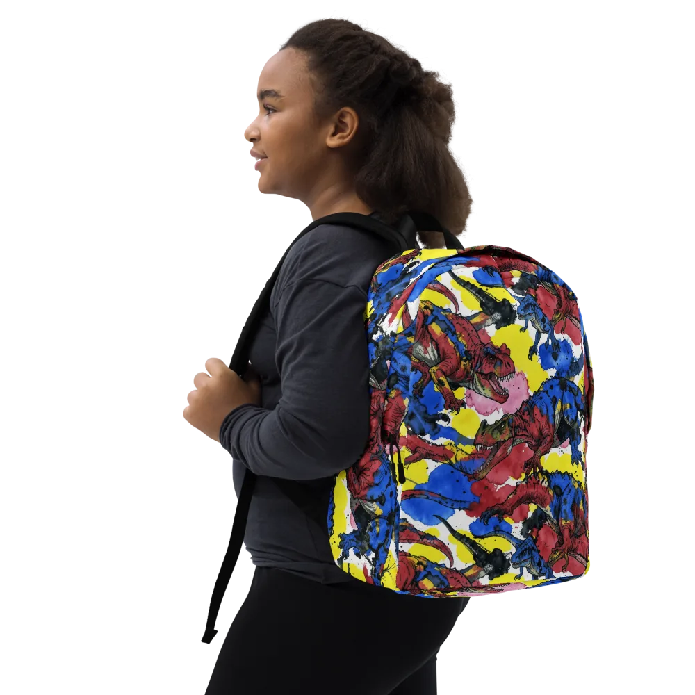 Cretaceous Confetti on Minimalist Backpack — Right Front