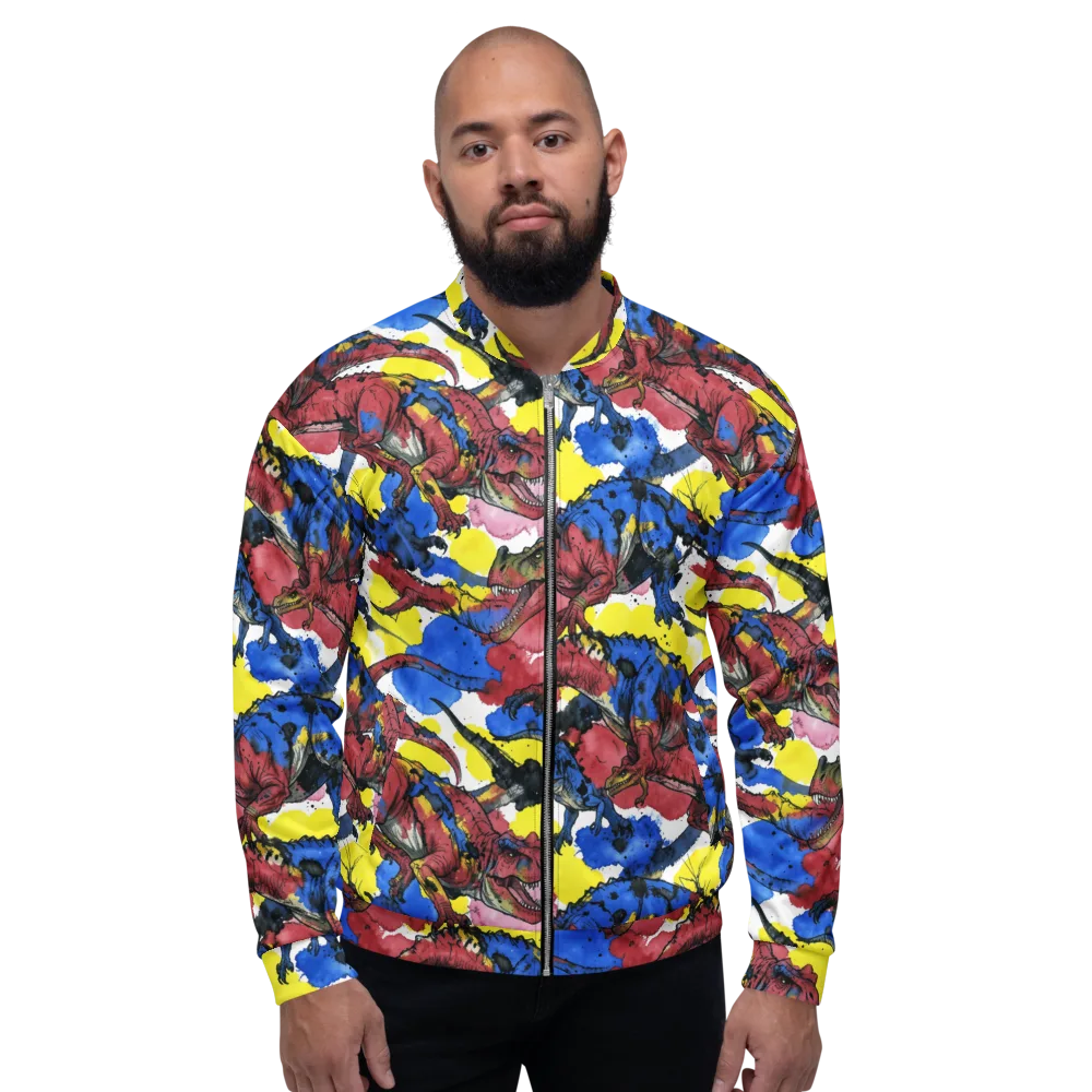 Cretaceous Confetti on Bomber Jacket — Front