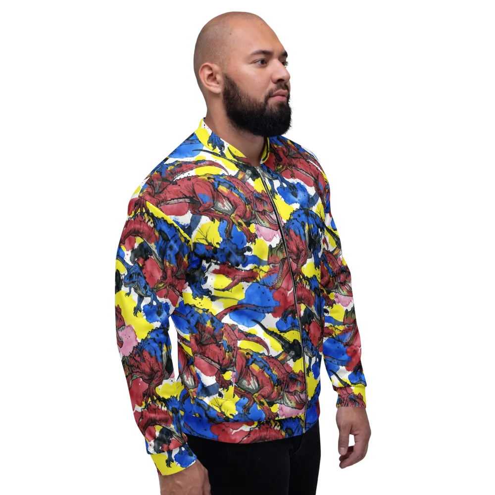 Cretaceous Confetti on Bomber Jacket — Right