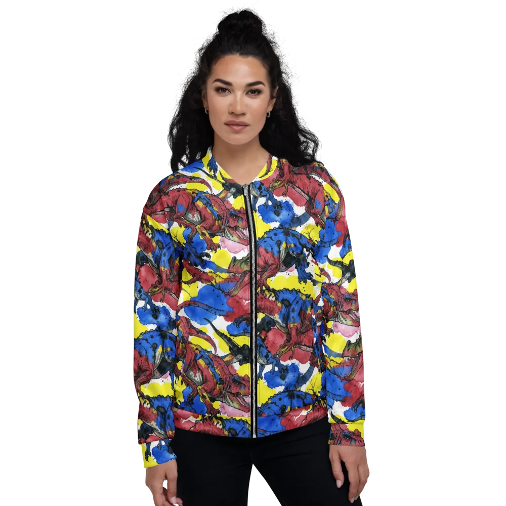 Cretaceous Confetti on Bomber Jacket — Front