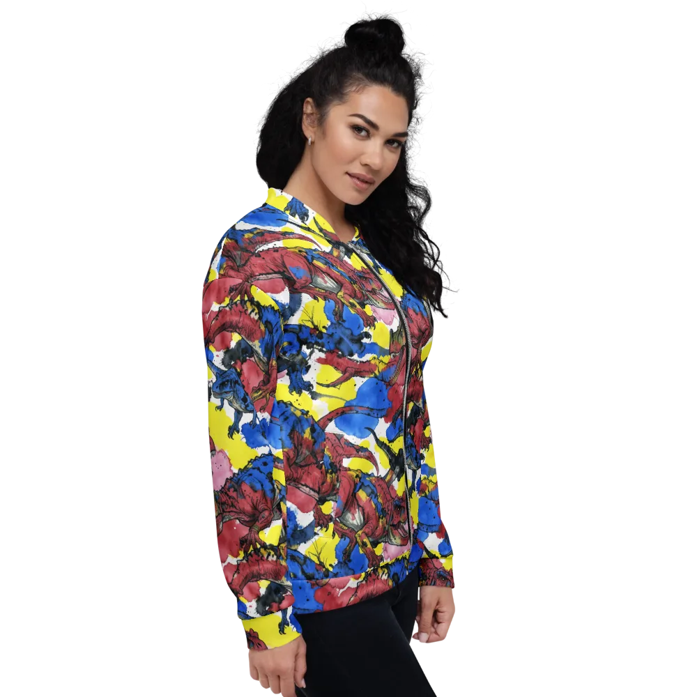 Cretaceous Confetti on Bomber Jacket — Right