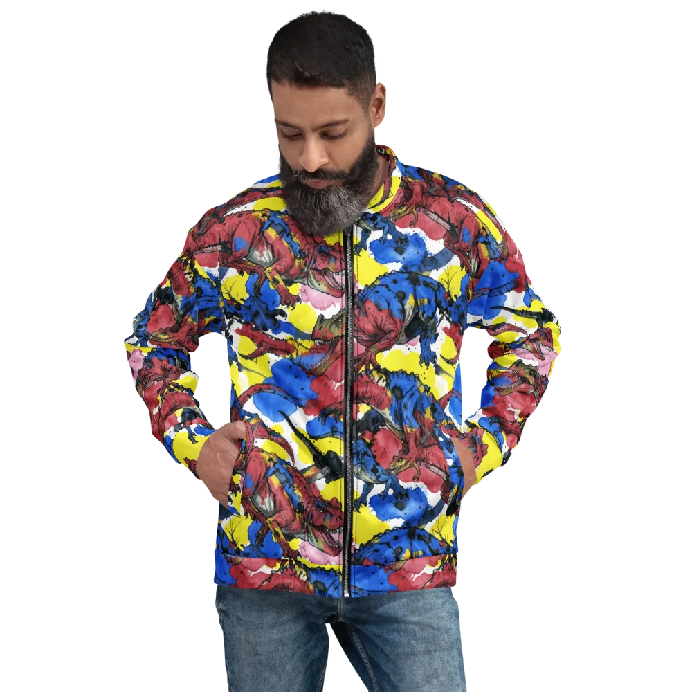 Cretaceous Confetti on Bomber Jacket — Front
