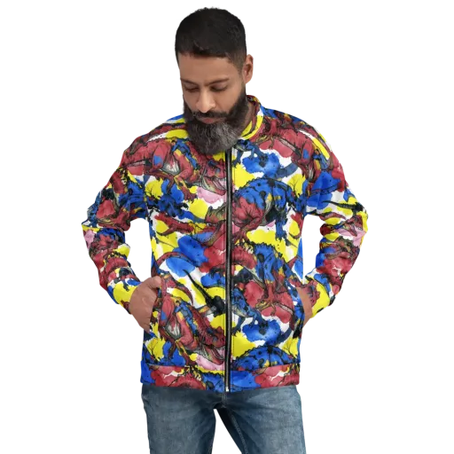 Cretaceous Confetti on a Bomber Jacket