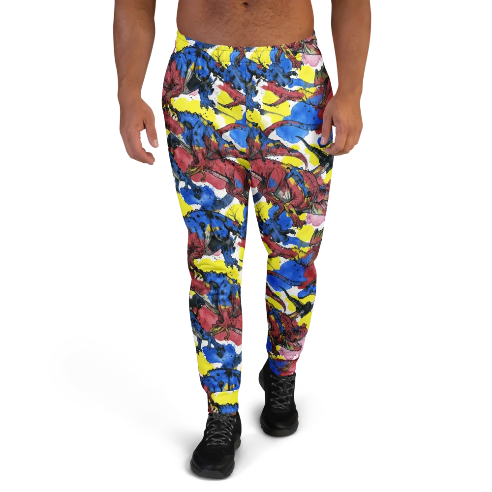 Cretaceous Confetti on Men's Joggers — Front