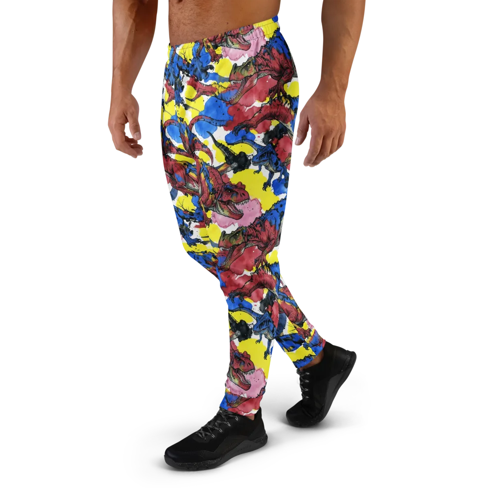 Cretaceous Confetti on Men's Joggers — Left