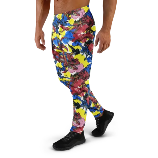Cretaceous Confetti on a Men's Joggers