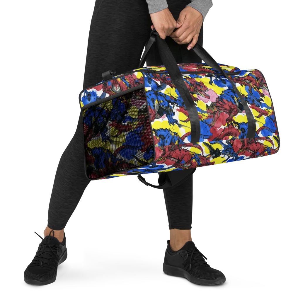 Cretaceous Confetti on Duffle Bag — Right Front
