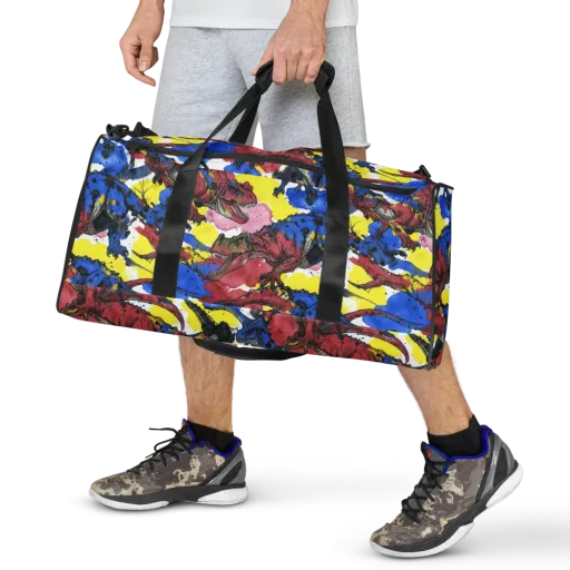 Cretaceous Confetti on a Duffle Bag