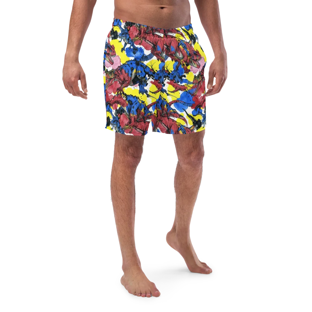 Cretaceous Confetti on Swim Trunks — Front