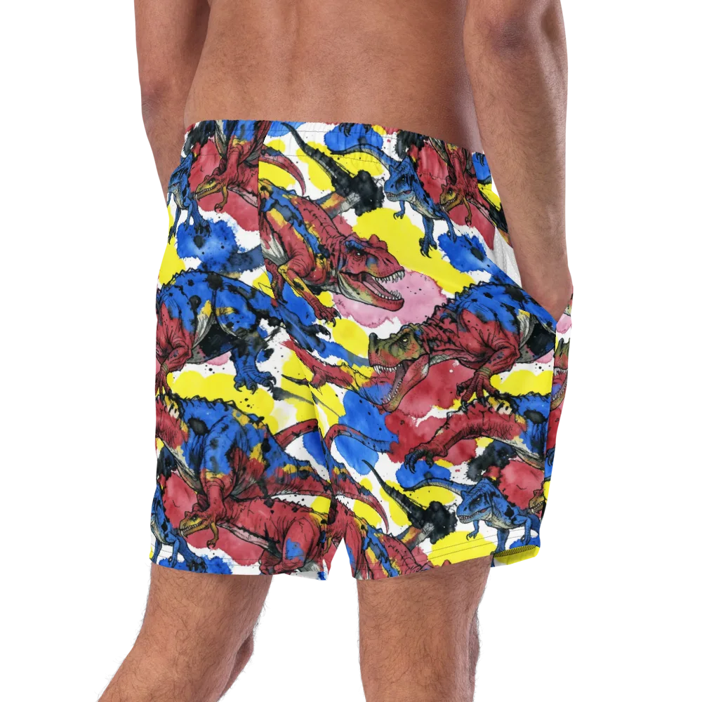 Cretaceous Confetti on Swim Trunks — Right Back