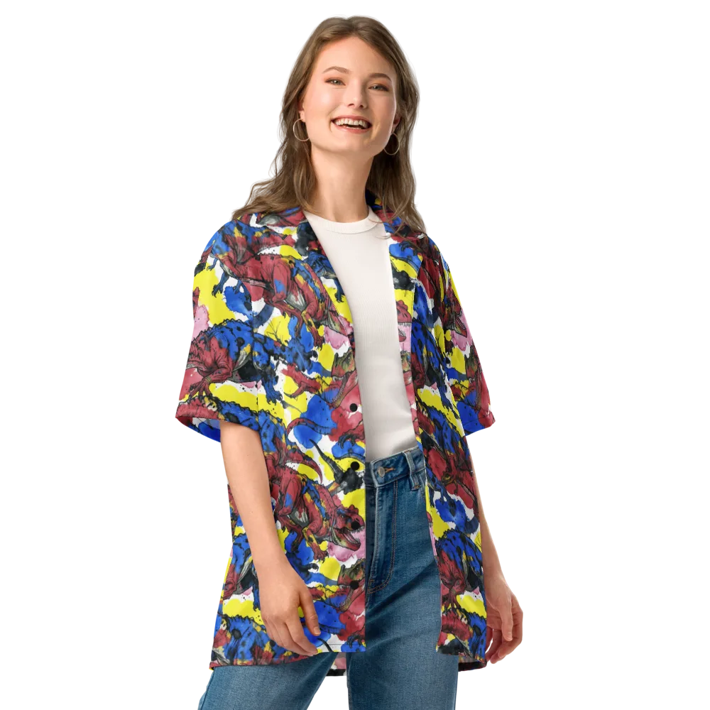 Cretaceous Confetti on Button Shirt — Front