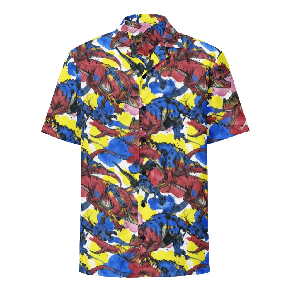 Cretaceous Confetti on Button Shirt — Front