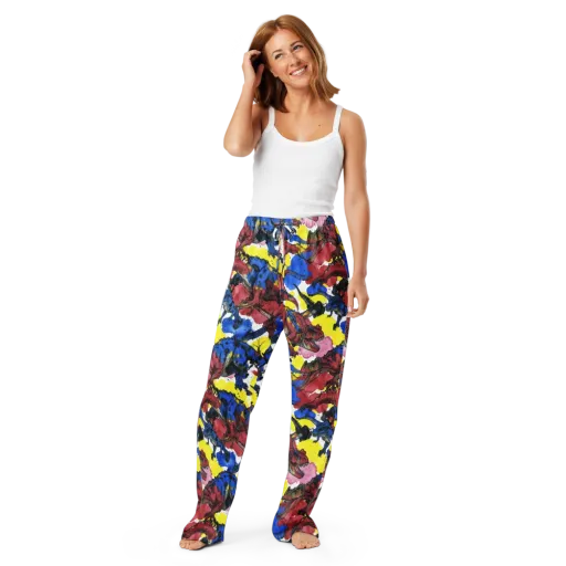 Cretaceous Confetti on a Women's Pajama Pants